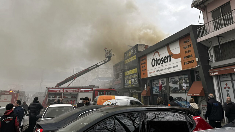 Bursa’da korkutan yangın