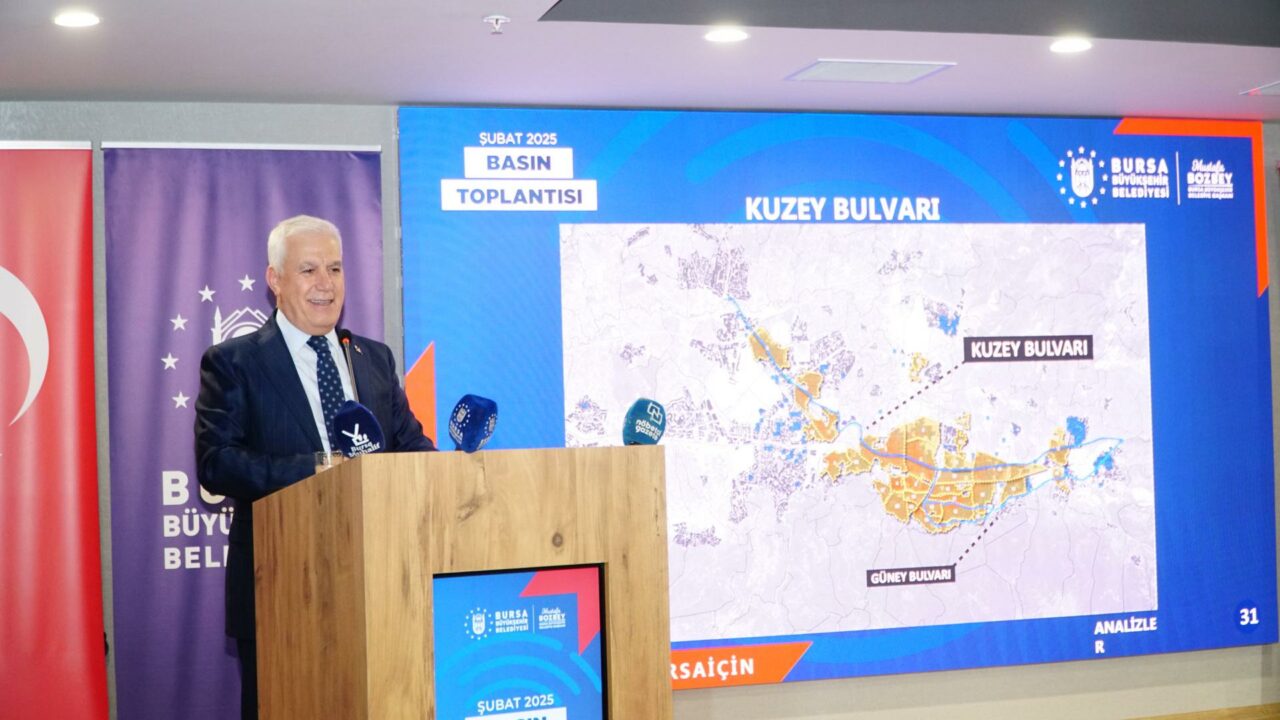 Bursa’ya 60 metre genişliğinde 29 km. uzunluğunda yeni bulvar projesi