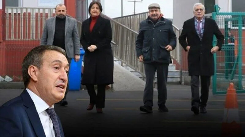 DEM Parti Eş Genel Başkanı Tuncer Bakırhan, terör örgütü elebaşısı