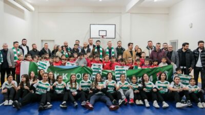 Bursaspor’dan Davut Çalışkan İlkokulu’na ziyaret; ‘İlk Formam İlk Aşkım’ coşkusu