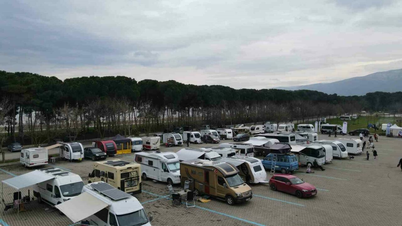 Karavan tutkunları Bursa Orhangazi’de buluştu