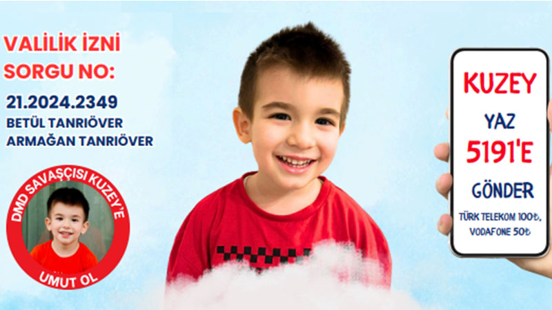 DMD hastası Kuzey için Bursa el ele! DMD hastası Kuzey için Bursa el ele!