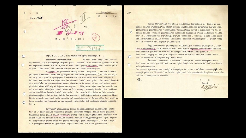 MİT’ten Troçki belgeleri