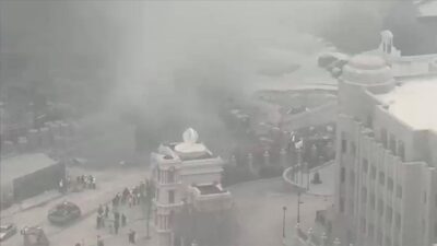 Ankara’da inşaat alanında yangın