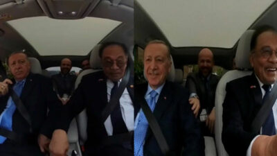Cumhurbaşkanı Erdoğan ve Malezya Başbakanı TOGG’da: “Benim sürüşüme güvenmenize şaşırdım”