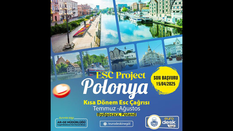 İnegöl Belediyesi Eurodesk Temas Noktası, Polonya’nın Bydgoszcz şehrinde 8 Temmuz