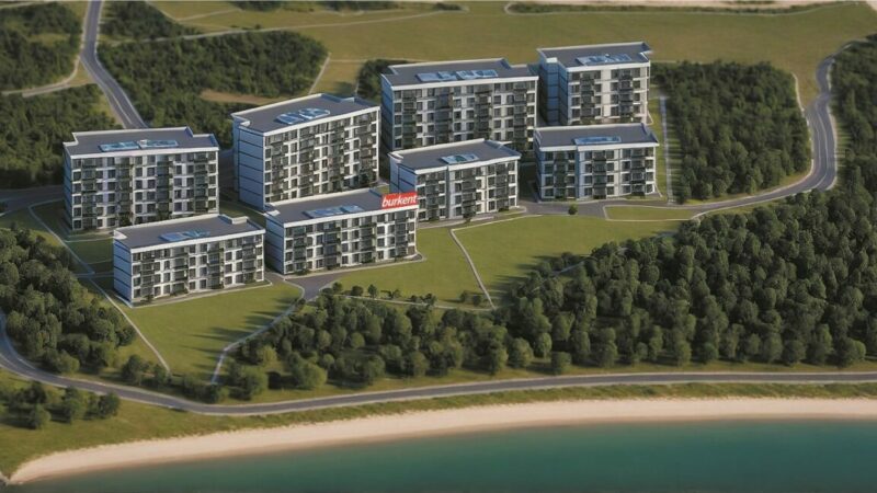 Gemlik'te yürütülen kentsel dönüşüm çalışmaları kapsamında, Cumhuriyet Mahallesi'nde yer alan