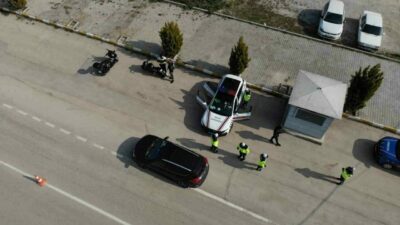 Bursa’da drone destekli denetim