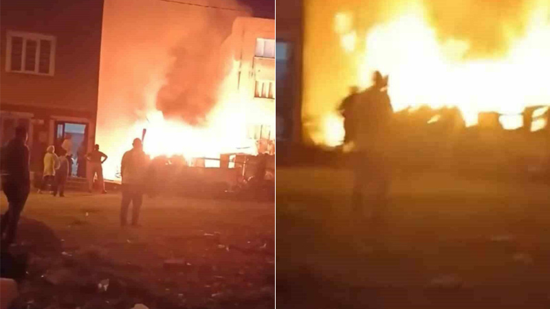 Bursa’da korku dolu anlar! Alevlere teslim oldu