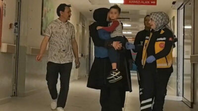 Bursa’da küçük Yusuf ölümden döndü