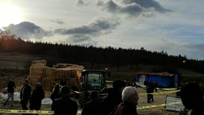 Çiftlikte korkunç olay! Hayvanlara yem verecekti