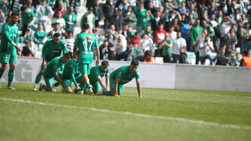 Bursaspor kalan 9 maçın 6’sını deplasmanda, 3’ünü ise Bursa’da oynayacak...