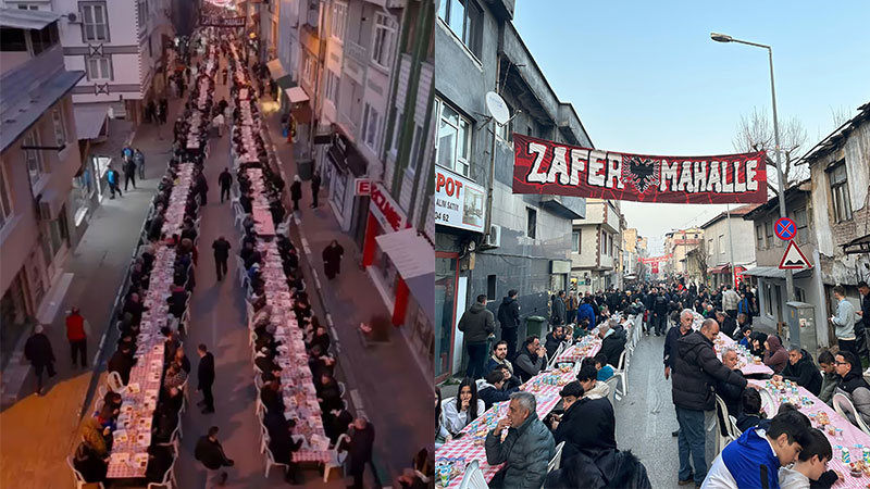 Bursa’da böylesi görülmedi! Kilometreyi bulan devasa iftar sofrası…
