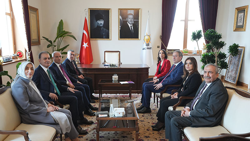 DEM Parti’den AK Parti’ye ziyaret! ”Önceliğimiz PKK’nın silah bırakması ve kendini feshetmesi”