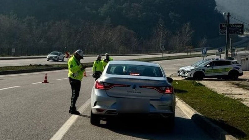 Bursa Emniyeti'ne bağlı trafik ekiplerinin son 1 haftada kentte yaptığı