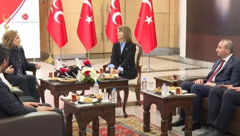 MHP ve DEM Parti ilk kez bayramlaştı