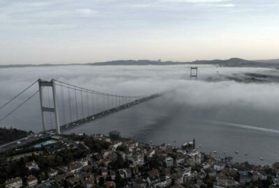 Boğaz trafiğine sis engeli