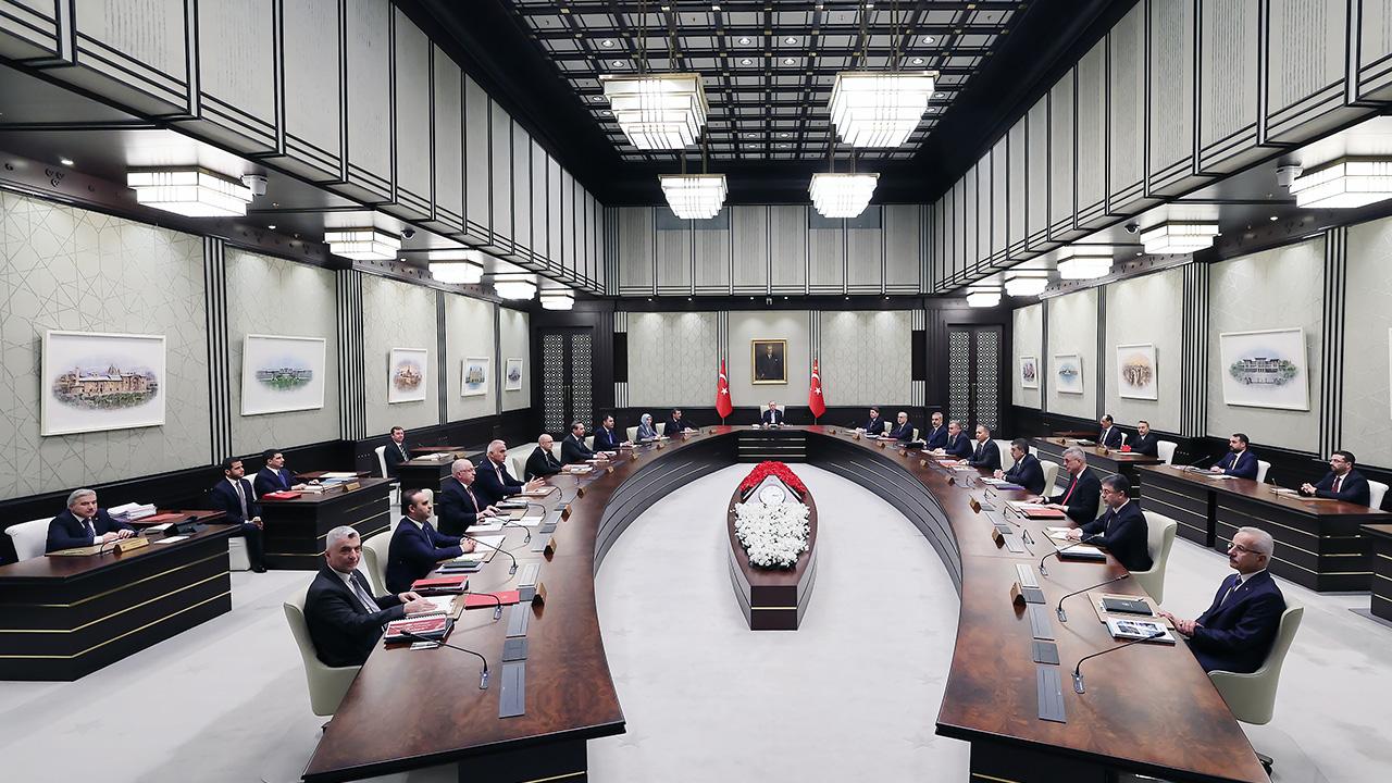 Kabine toplantısı sona erdi Kabine toplantısı sona erdi