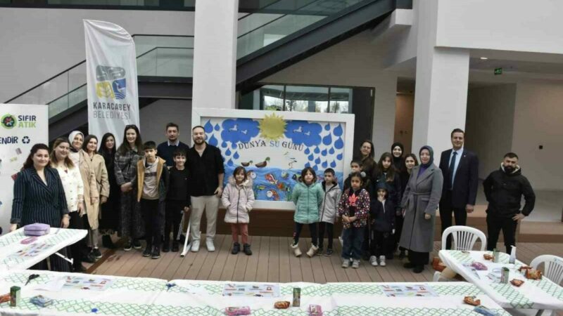 Bursa’nın bu ilçesinde suya ve hayata duyarlı etkinlik Karacabey Belediyesi, 22 Mart Dünya Su Günü’nde, su kaynaklarının korunmasına