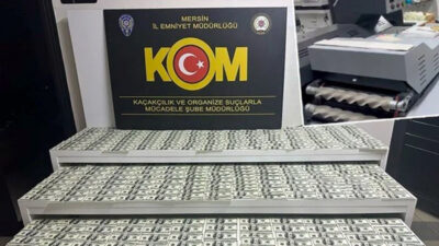 Matbaa kuran şebekeye darbe! 7 milyon 99 bin sahte dolar ele geçirildi
