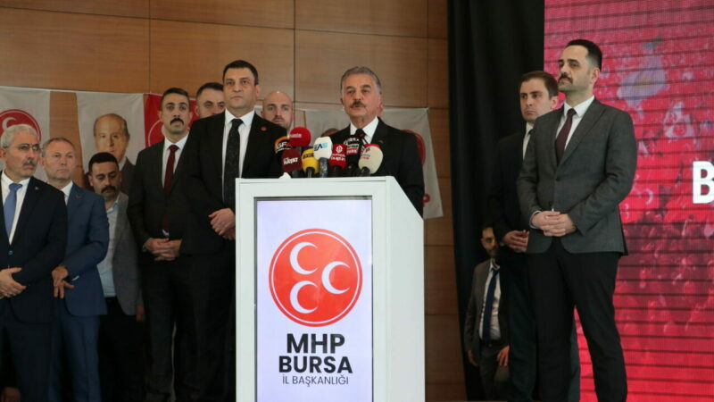 "CHP'nin Saraçhane tiyatrosunun hedefinde Türkiye Cumhuriyeti vardır. Milliyetçi Hareket Partisi