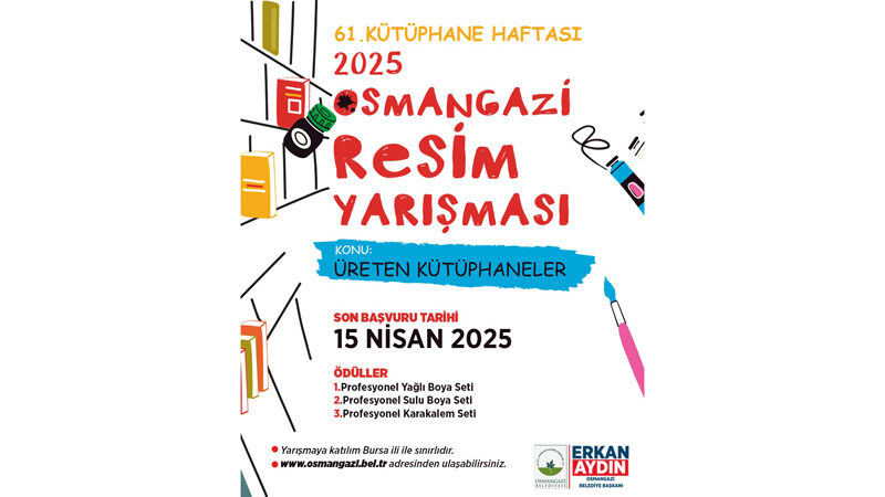 Osmangazi Belediyesi, 61. Kütüphane Haftası etkinlikleri kapsamında ortaokul öğrencilerine yönelik