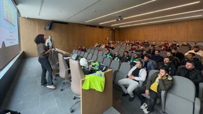 İnegöl Belediyesi personeline yüksekte çalışma eğitimi verildi