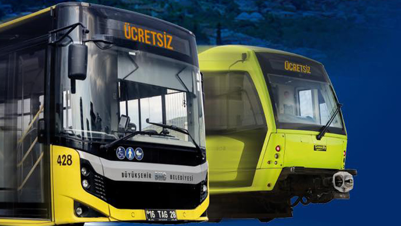 Bursa’da yarın ulaşım ücretsiz!