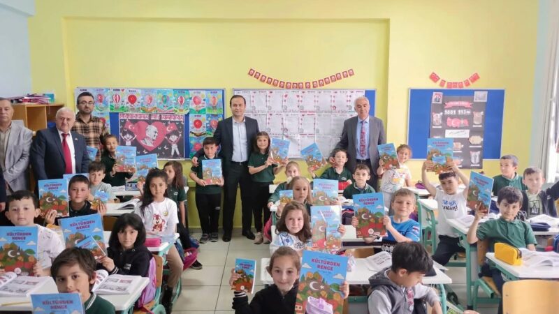 Bursa Keles'te “Kültürden Renge” projesi kapsamında anaokulu ve ilkokul öğrencilerine
