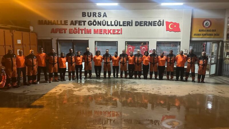 Bursa’da 16 yıl sonra gelen yenilik Olay Gazetesi Yazarı Ahmet Emin Yılmaz, Bursa Mahalle Afet Gönüllüleri’nin