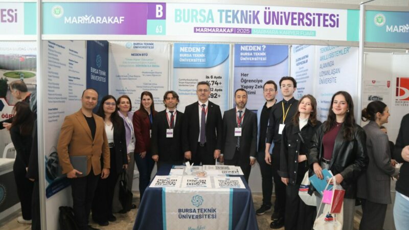 BTÜ Marmara Kariyer Fuarı’nda büyük ilgi gördü Bursa Teknik Üniversitesi (BTÜ), paydaşı olduğu Marmara Kariyer Fuarı'nda (MARMARAKAF)