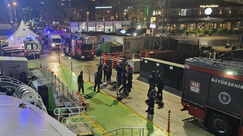 Bursa Büyükşehir Belediyesi, Eminönü-Mudanya seferini gerçekleştirmekte olan BUDO’da yangın çıktığını