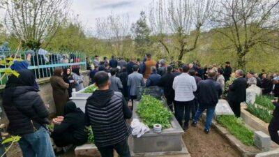 Baba ile 3 kızına acı veda! Gözyaşları sel oldu