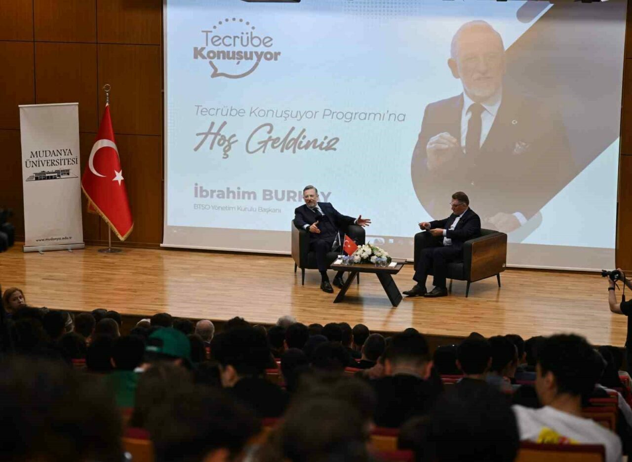 BTSO Başkanı Burkay tecrübelerini gençlere aktardı