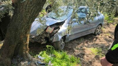 Bursa’da feci kaza! Köpeğe çarpmamak için…