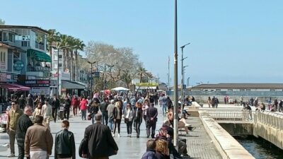 Bursa’da güneşi görenler oraya koştu! Adım atacak yer kalmadı