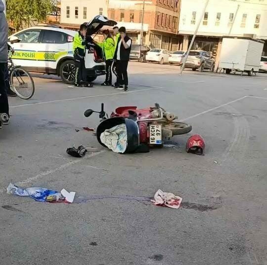 Bursa’da kafa kafaya çarpıştılar