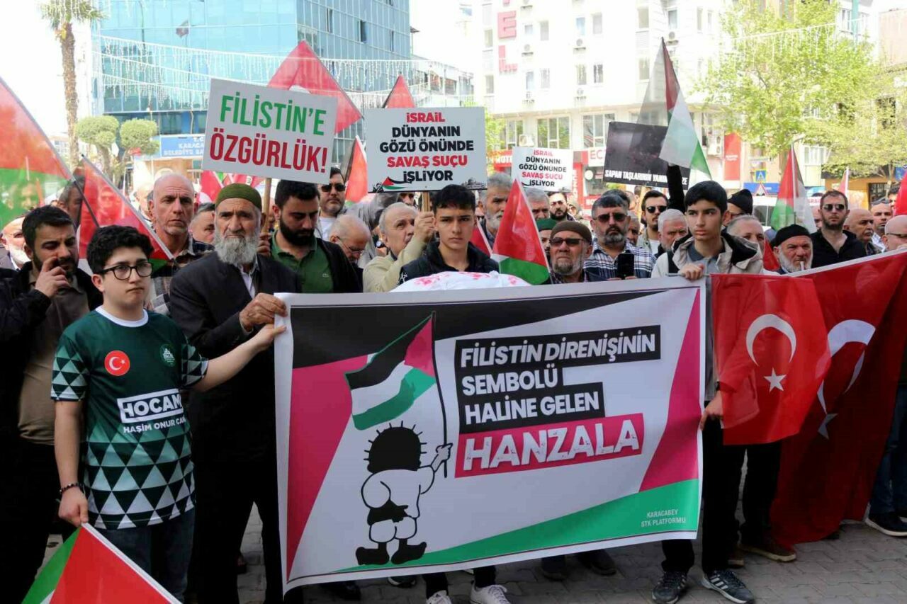 Bursa’da Karacabeyliler haykırdı; Gazze yalnız değildir