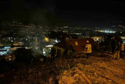 Bursa’da korkutan odunluk yangını