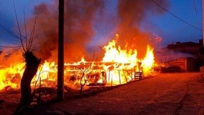 Bursa’da korkutan yangın