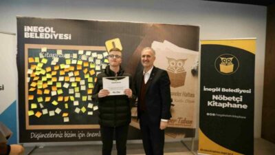 Bursa’da Nöbetçi Kitaphane’lerin en’leri ödüllerine kavuştu