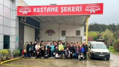 Bursa’da öğrenciler coğrafi işaretli kestane şekerini inceledi