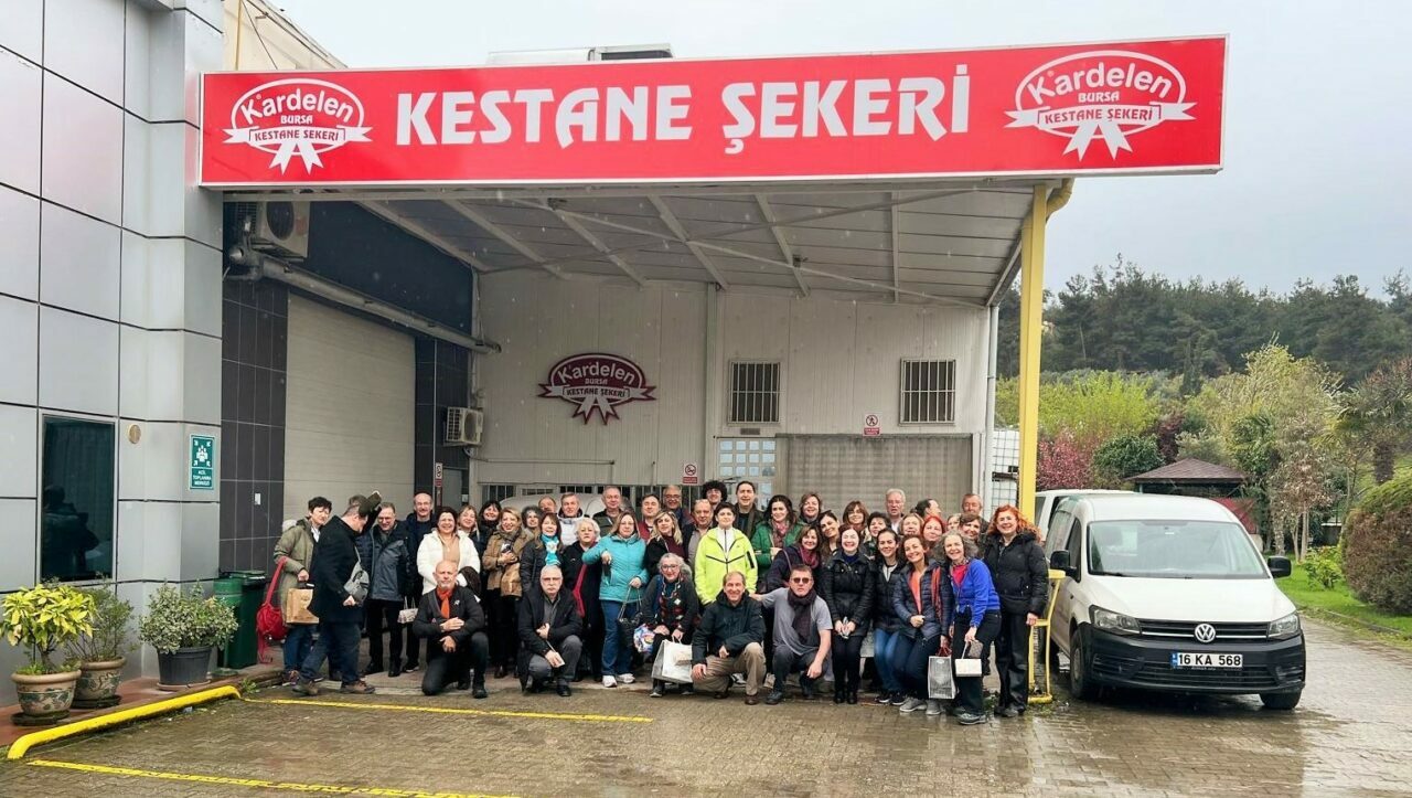 Bursa’da öğrenciler coğrafi işaretli kestane şekerini inceledi