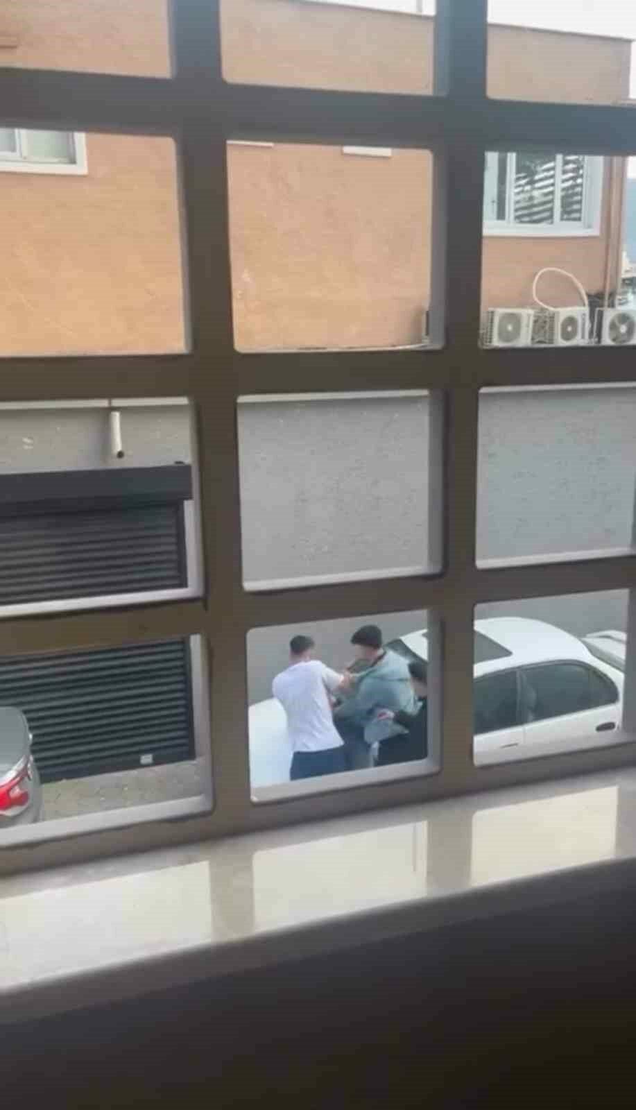 Bursa’da öldüresiye dayak kamerada