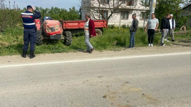 Bursa’da otomobille traktör çarpıştı Bursa’nın İnegöl ilçesinde, otomobil ile traktörün çarpıştığı kazada 1’i çocuk,