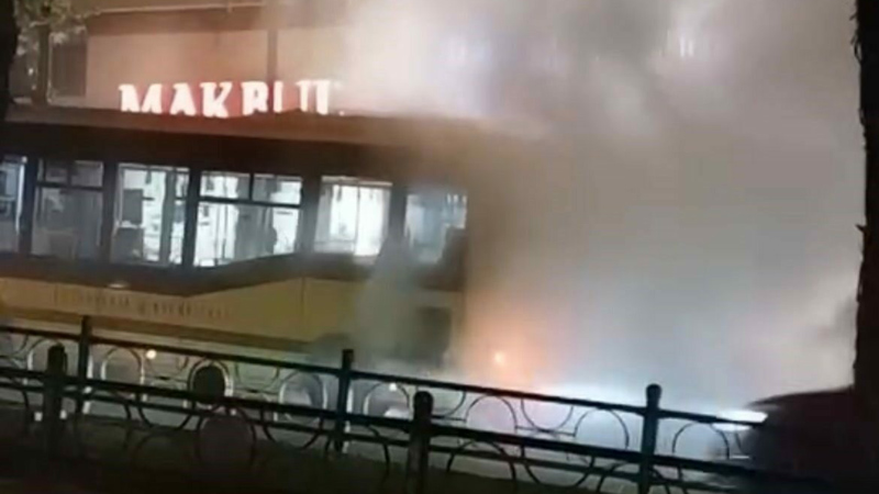 Bursa’da panik anları! Çevreyi duman sardı