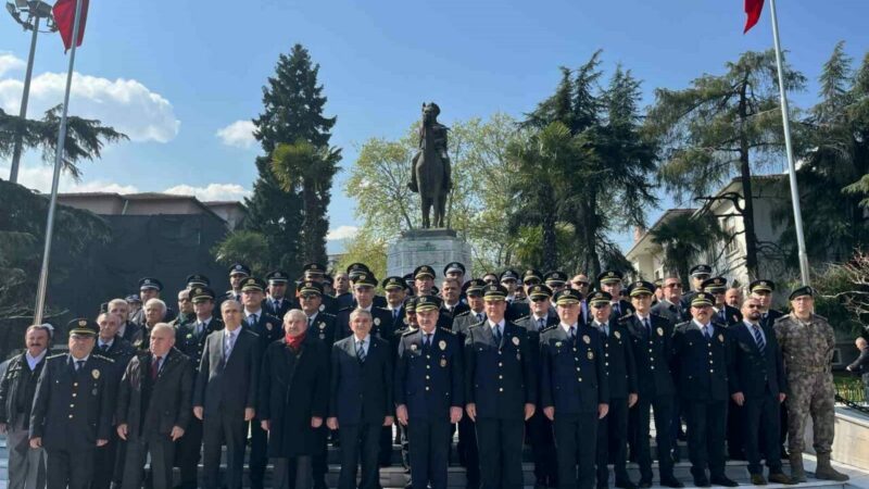 Polis teşkilatının 180. kuruluş yıl dönümü Bursa’da da törenle kutlandı.