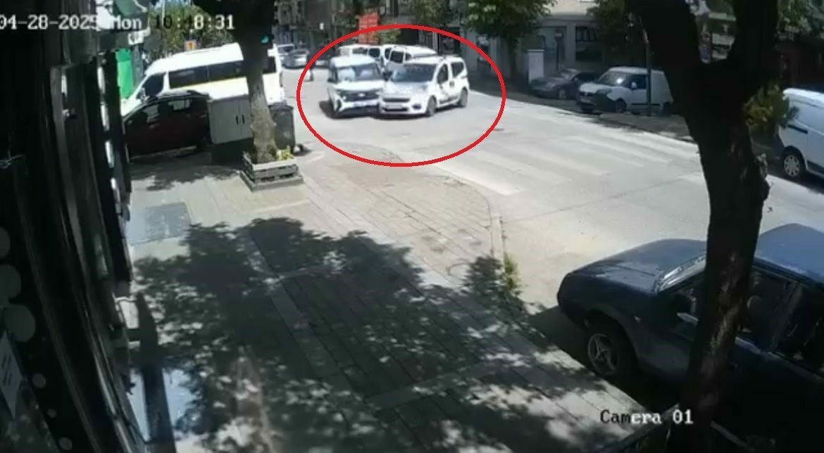 Bursa’daki kaza kamerada
