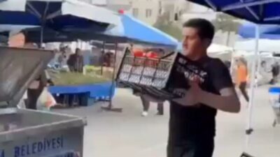 Kasa kasa domatesi çöpe döktü! Milyonluk cezayı yedi