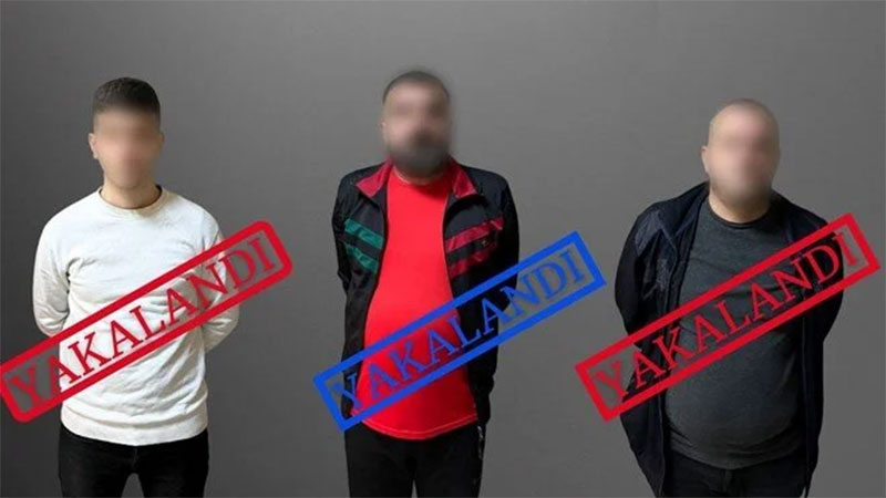 Kırmızı bültenle aranan 3 kişi yakalandı